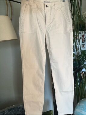 Toad&Co Women’s tapered Cream Chinos size 6